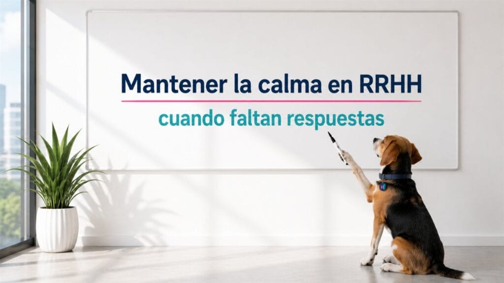 Mantener la calma en RRHH cuando faltan respuestas