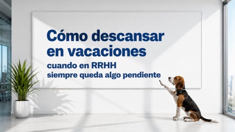 Cómo descansar cuando en RRHH siempre queda algo pendiente